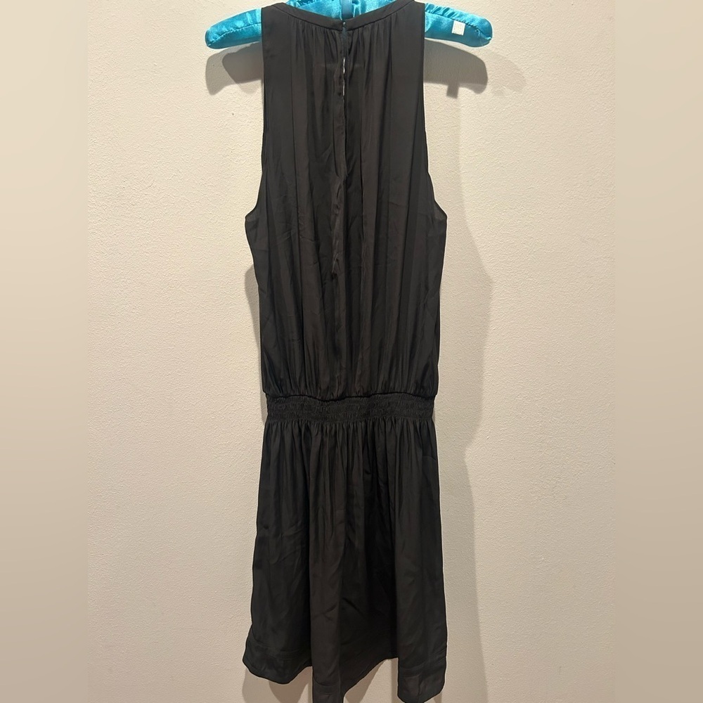 RAMY BROOK Smocked Black Mini Dress / Size Medium / - Picture 5 of 9